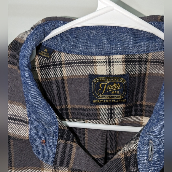 Jachs heavy flannel long sleeve shirt - Picture 4 of 4